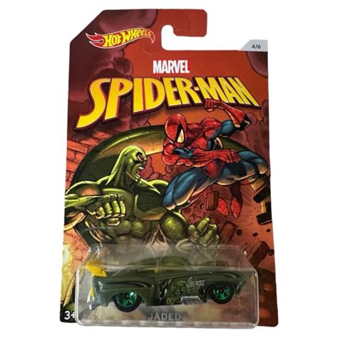 MARVEL SPIDER MAN JADED Scorpion Mattel Hot Wheels Car No New PicClick AU