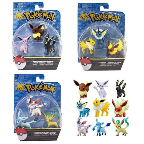 Jual Figure Tomy Figure 1 Set 3 Piece Pokemon Figure Eevee Figure