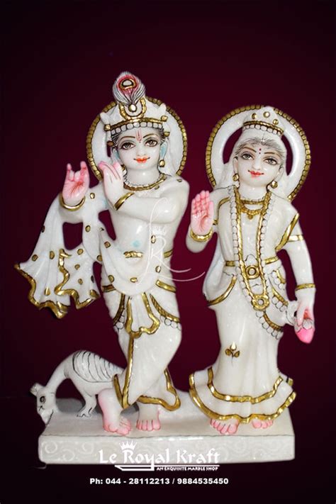 Radha Krishna Marble Statue At Best Price In Chennai Le Royal Kraft