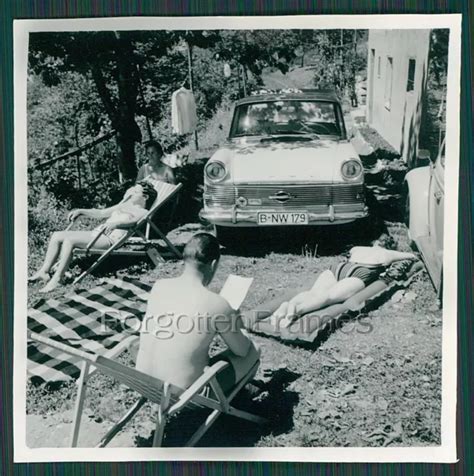 Foto Sch Ne M Dchen Im Bikini Oldtimer Opel Erotik Girl Swimsuit Sleeping Photo Eur