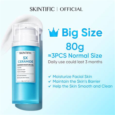 80g Skintific 5x Ceramide Barrier Moisture Cream Ceramide Moisturizer Repair Skin Barrier Face