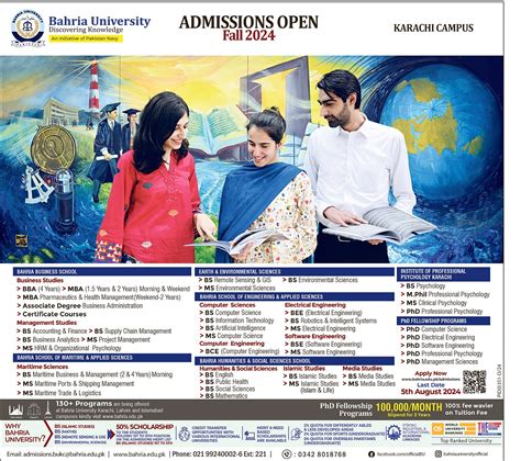 bahria university karachi campus bukc admissions   masters