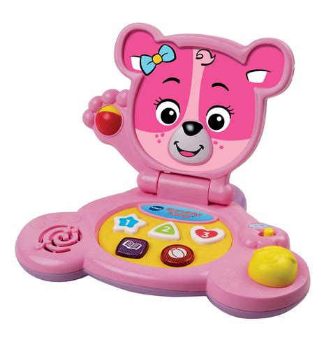 Bears Baby Laptop Pink Infant Learning Toy