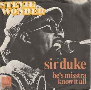 Stevie Wonder – Sir Duke (1977, Orange Letters Sleeve, Vinyl) - Discogs