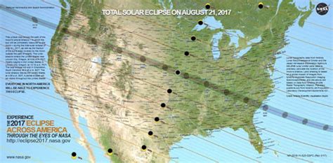 Total solar eclipse August 2017 date, map, path: When and where to see ...