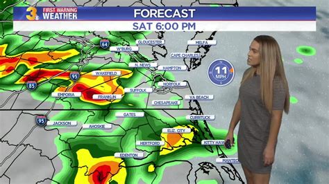 Severe Storms With Heavy Rain Possible Saturday