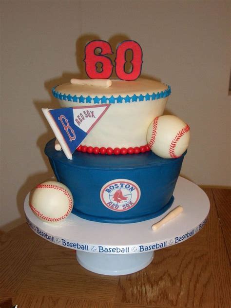 Red Sox Birthday Cake