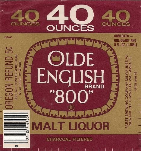 40 Oz Beer Olde English