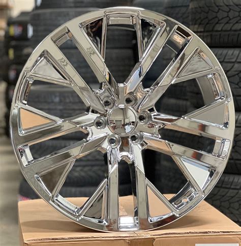 426 Gmc Replica Rims Chrome Wheels Fit Tahoe Silverado Ltz Sierra Escalade G21 Ebay