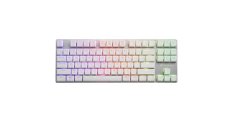 Sharkoon PureWriter TKL RGB Gaming Toetsenbord Wit US Lay Out Kailh