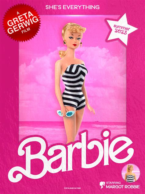 Barbie 2023 Poster By Populaurculture