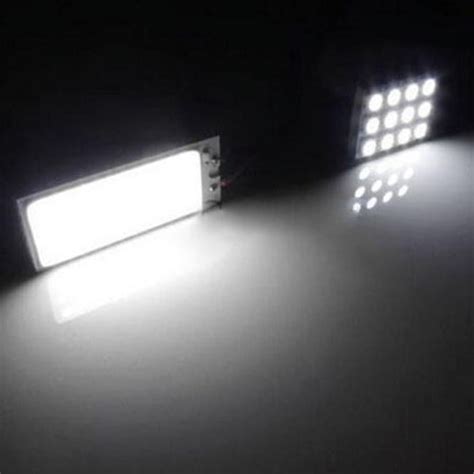 Pcs Hid White Cob Led Dome Map Light Bulb Car Interior Panel Lamp