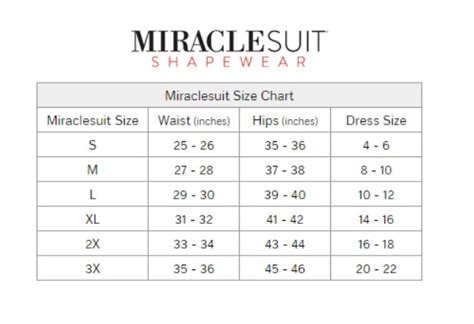 Size Guide Miraclesuit Cheap Sale