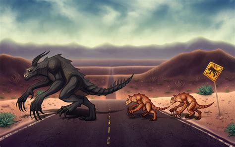 Deathclaw Crossing By Doomed Dreamer On Deviantart