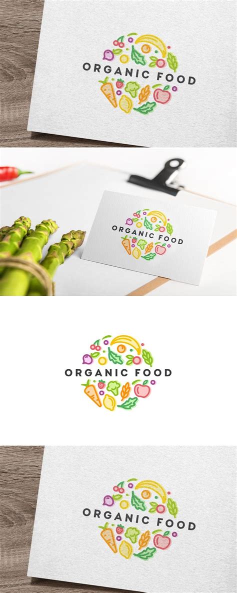 Organic Food Logo | Food logo design, Organic food logo, Food logo ...