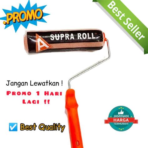 Jual Kuas Roll Supra Ukuran Besar Bulu Roll Dapat Diganti Roller Kuas