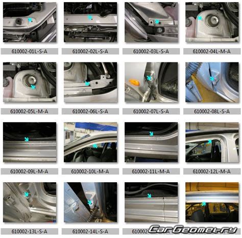 Размеры кузова Datsun on-DO 2014–2020 и Datsun mi-DO 2015–2020
