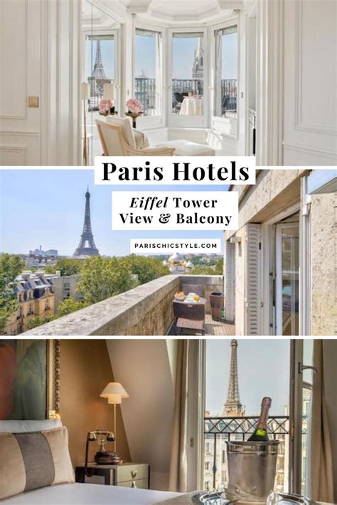 Best Paris Hotels with Eiffel Tower View, Balcony & Terraces