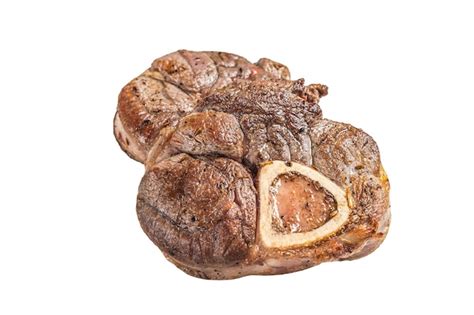 Pierna De Ternera Osso Buco Bistec De Carne Ossobuco Italiano Aislado