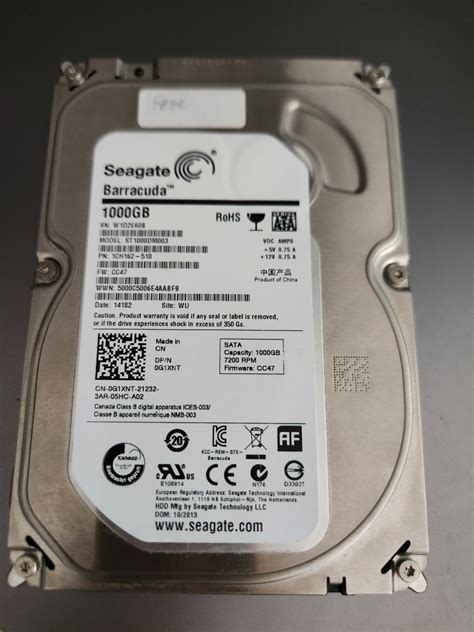 Seagate 1TB HDD, Computers & Tech, Parts & Accessories, Hard Disks ...