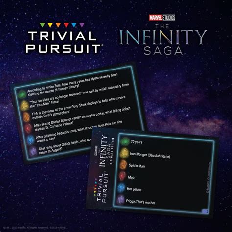 Trivial Pursuit Marvel Studios The Infinity Saga Ultimate Edition