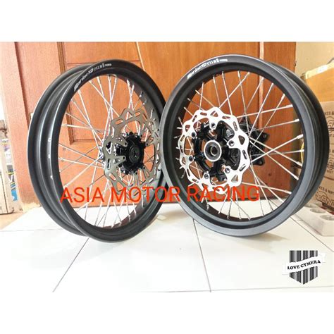 Jual Sepaket Velg Supermoto Klx Bf Dtracker Honda Crf Wr Velg