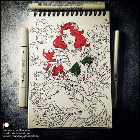 Sketchbook Poison Ivy Nsfw On Patreon By Candra On Deviantart