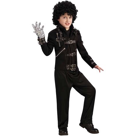 Michael Jackson Deluxe Bad Buckle Jacket Child Halloween Costume - Walmart.com