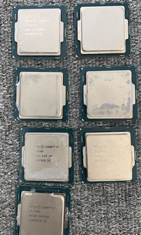 Yahooオークション Intel インテル Core I7 6700 7700 Cpu 中古 7個