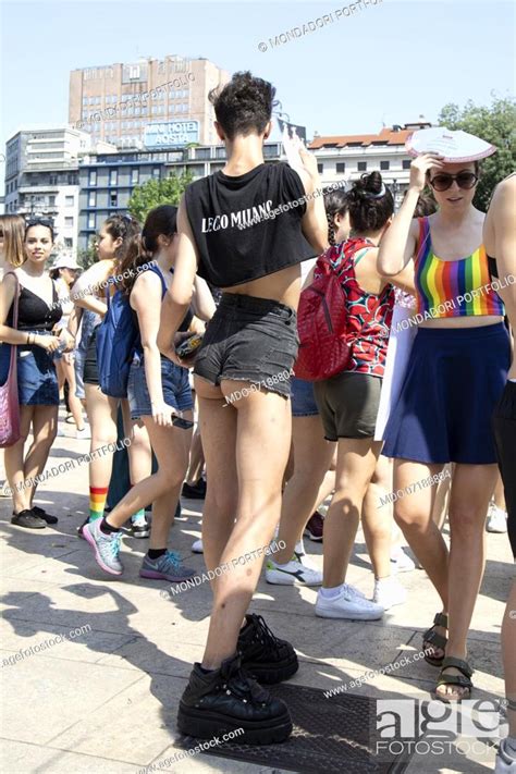 The Gay Pride In Milan The First Time It Was Addressed To Celebrate 50 Years Since The Events Of