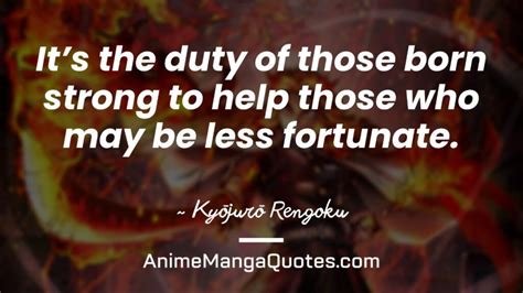 Best Demon Slayer Flame Hashira Kyojuro Rengoku Quotes Set Your