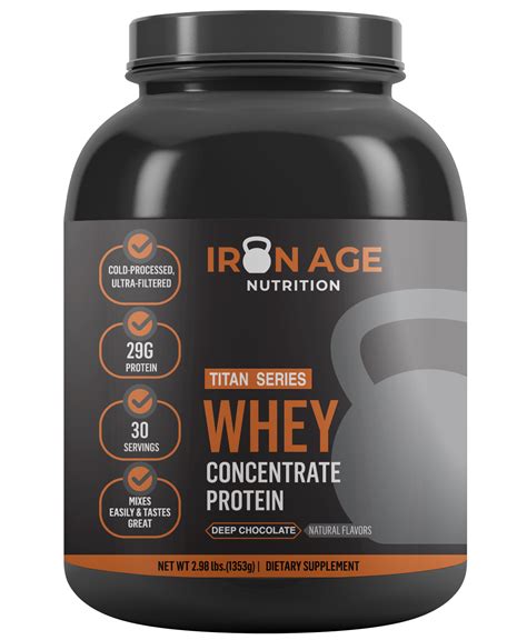 Whey Concentrate Chocolate Titan Series