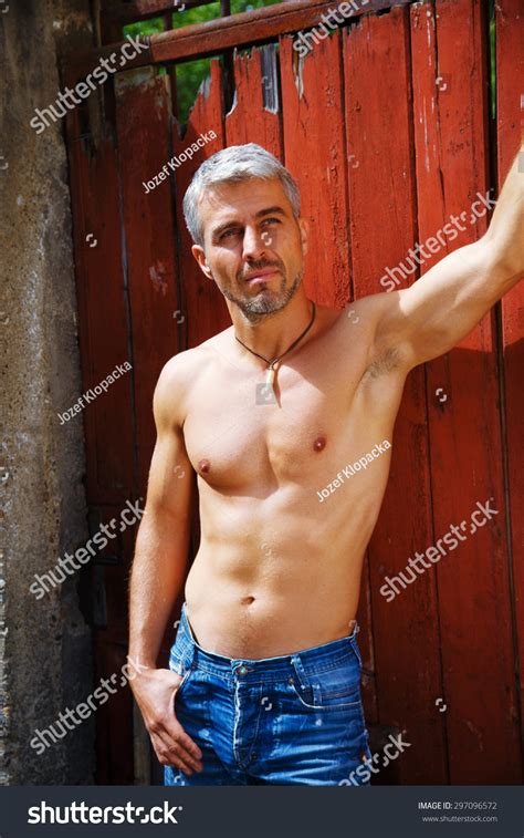 Sexy Fashion Portrait Hot Male Model ภาพสตอก Shutterstock