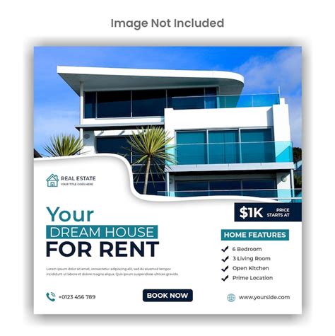 Premium Psd Home Rent Social Media Or Instagram Post Template Design