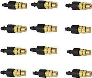 Amazon 15 Pcs Adjustable Irrigation Sprinklers Copper Spray