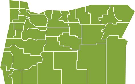 outline drawing of oregon state map. 44267827 PNG