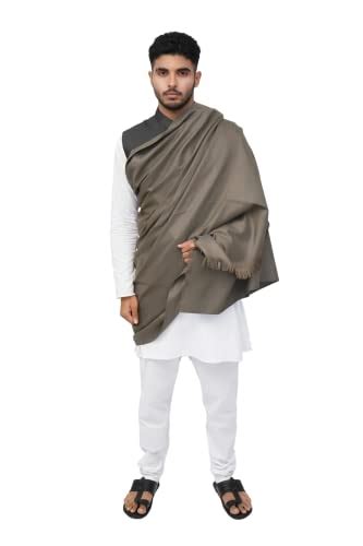 Buy Dhariwal Men S Plain Woollen Lohi Shawl Marino At