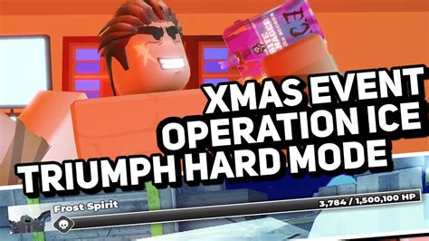 Triumph Operation Ice Event Hard Mode Roblox Tds Christmas Event