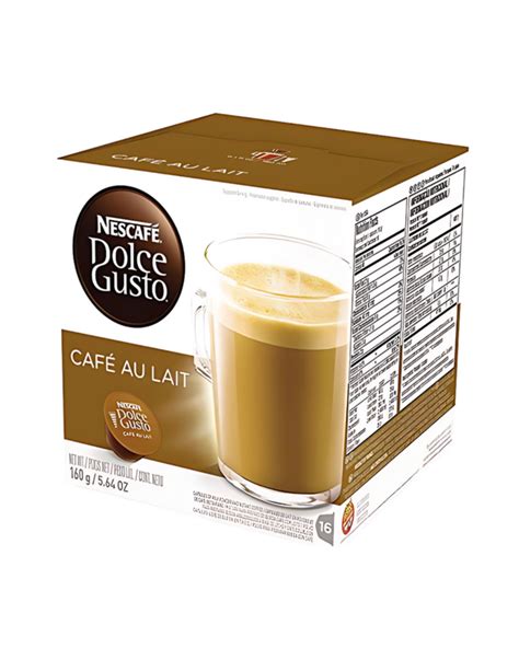 DOLCE GUSTO CAPSULAS CAFE CON LECHE AU LAIT 160g