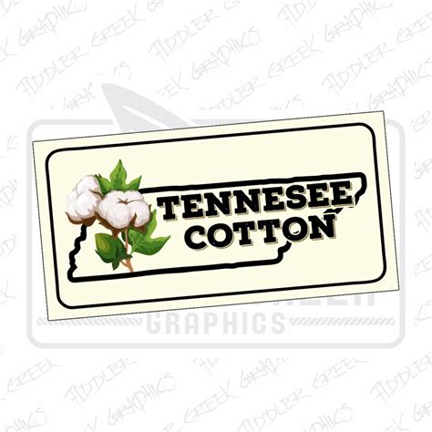 Tennessee Cotton License Plates – Bad Bass Designs