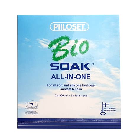 Piiloset BioSoak 3x360 ml DO SOCZEWEK Bio Soak 7205517053 - Allegro.pl