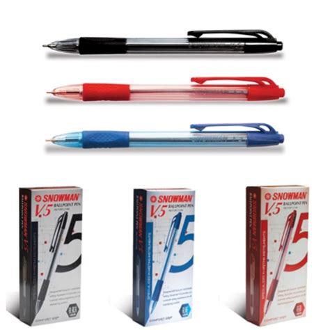 Jual Pulpen Snowman V5 Pen Bulpen Bolpen Ballpoint Balpoint 0 7mm Warna