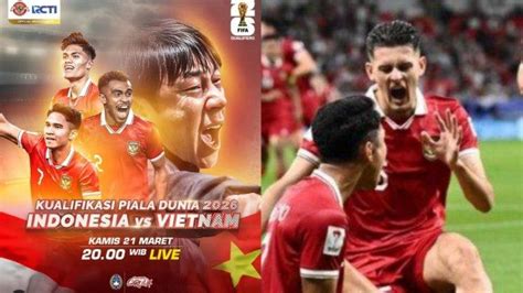 LIVE Gratis Siaran RCTI Cara Nonton Live Streaming Timnas Indonesia Vs