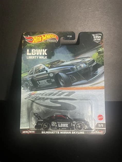 HOT WHEELS LIBERTY Walk LB ER Super Silhouette Nissan Skyline Chase NOIR EUR