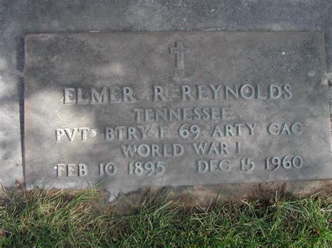 Elmer Roy Reynolds 1895 1960 Memorial Find A Grave