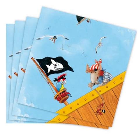 Capt N Sharky Luncheon Paper Napkins Packets Modern Lola