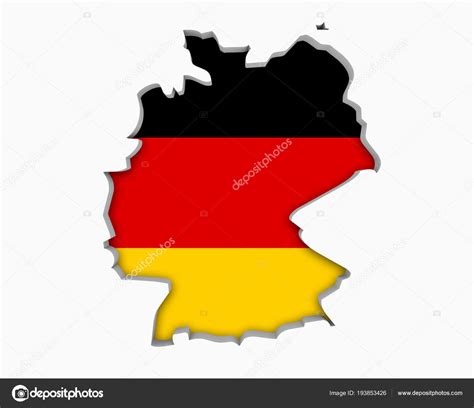 German Flag Map Stock Photo by ©iqoncept 193853426