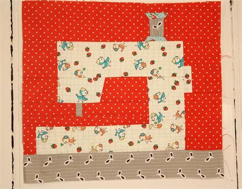 Paper Pieced Sewing Machine By Erin Why Not Sew Quilts Via Flickr