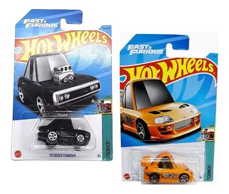 Hot Wheels Toyota Supra Dodge Charger Toon Rápido Y Furioso MercadoLibre