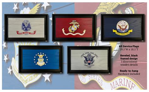 Flags Of Valor U S Air Force Wooden Wall Decor 29 5 W X 18 5 T 3 D Framed Wall